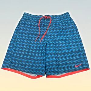 NIKE Men's Swim Short Sz Medium Blue